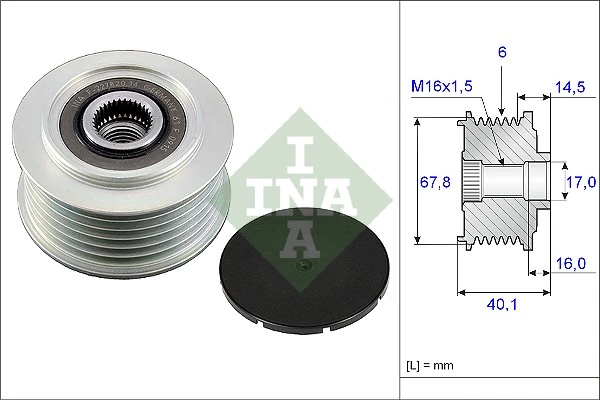 Alternator Freewheel Clutch
